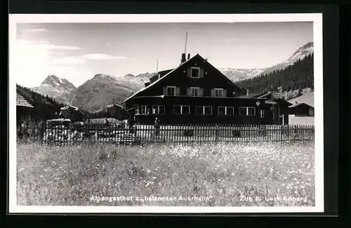 AK Lech-Zug, Alpengasthof u. Pension Zum balzenden Auerhahn