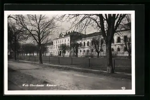 AK Wels, Strassenpartie an der Kaserne