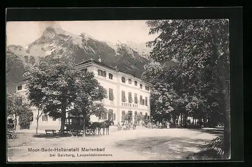 AK Salzburg, Leopoldskronmoos, Moor-Bade-Heilanstalt Marienbad