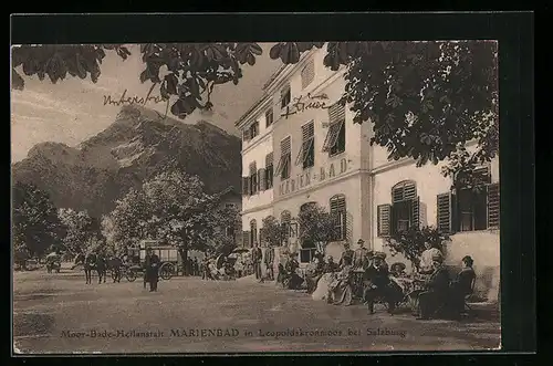 AK Salzburg, Leopoldskronmoos, Moor-Bade-Heilanstalt Marienbad