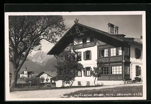 AK Schönberg, Hotel Jagerhof, Kirche