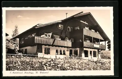 AK Hirschegg /Kl. Walsertal, S` Malerhäusl