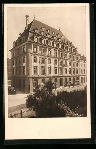 AK Bregenz, Hotel Weisses Kreuz von Guido Ortlieb
