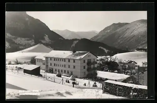 AK Mariazell, Jugendherberge im Winter