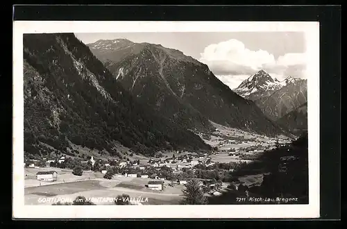 AK St. Gallenkirch im Montafon, Blick auf Gortipohl