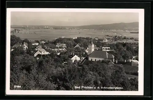 AK Bad Fischau a. d. Schneebergbahn, Ortspanorama