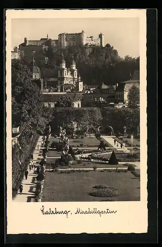 AK Salzburg, Partie am Mirabellgarten