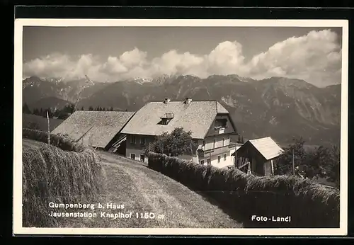 AK Haus i. Stm., Gumpenberg, Jausenstation Knaplhof