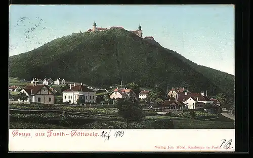 AK Furth-Göttweig, Blick auf die Ortschaft