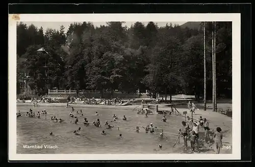 AK Villach, Badegäste im Warmbad