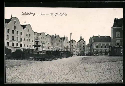 AK Schärding am Inn, Oberer Stadtplatz