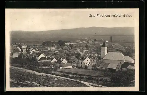 AK Bad Fischau, Teilansicht mit Hinterland