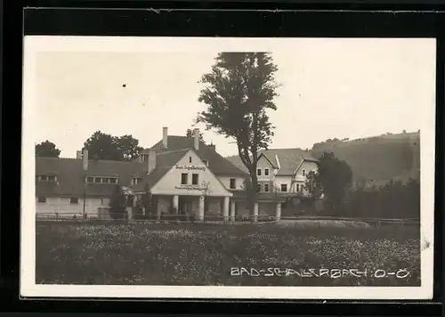 AK Bad Schallerbach, Das Badehaus bei Schönwetter