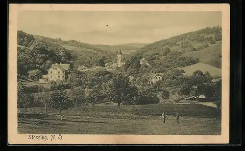 AK Stössing /N.Ö., Ortsansicht mit Umland