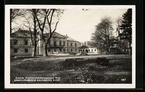 AK Kalksburg /N.Öst., Erholungsheim der Arbeiter Krankenversicherungskasse Wien