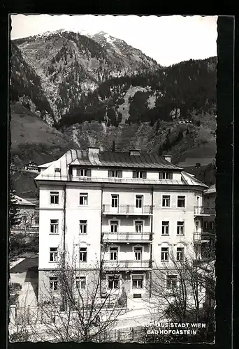 AK Bad Hofgastein, Kurhaus Stadt Wien