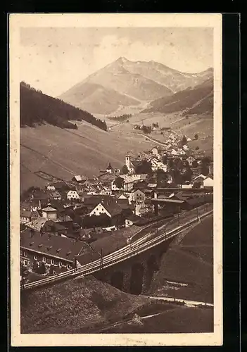 AK Vordernberg, Ortsansicht ins Tal