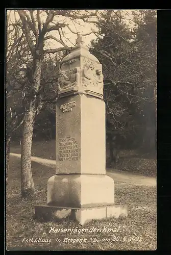 AK Bregenz, Kaiserjägerdenkmal