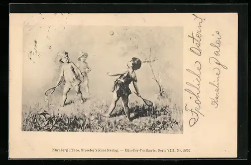 AK Kinder spielen Tennis