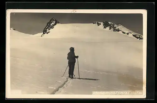 AK Skifahrer auf der Hochvernagtspitze