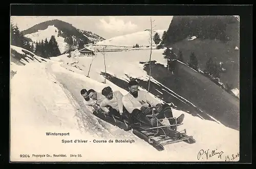 AK Wintersport, Course de Bobsleigh, Schlitten