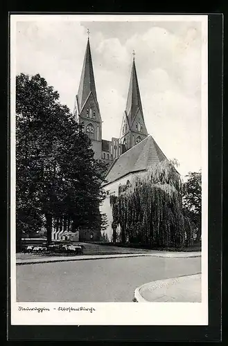 AK Neuruppin, Blick zur Klosterkirche