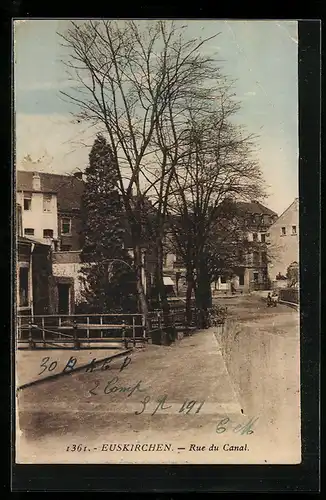 AK Euskirchen, Rue du Canal, Strassenpartie