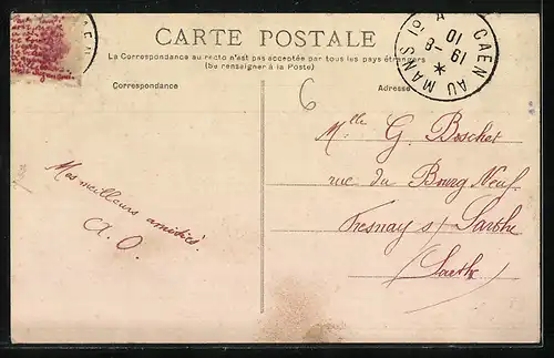 AK Point d`Alencon, Vue generale, Klöppelware