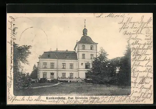 AK Bornheim, Ansicht vom Schloss Rankenberg