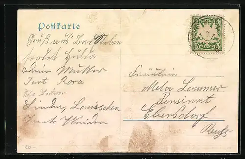 AK Bad Steben, Obere Badestrasse