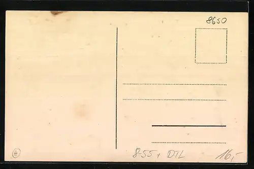 Lithographie Kulmbach, Blick auf die Biermetropole