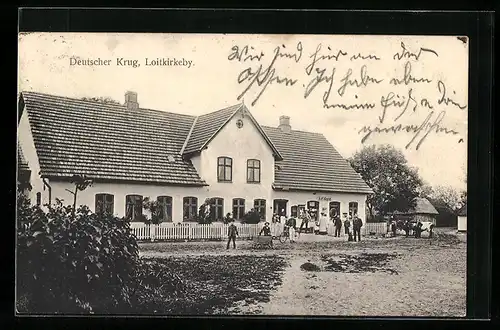 AK Loitkirkeby, Gasthaus Deutscher Krug