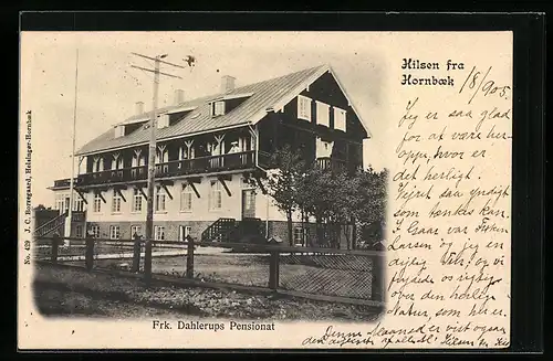 AK Hornboek, Frk. Dahlerups Pensionat