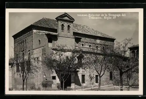 AK Toledo, Exterior de la Sinagoga del Tránsilo, Siglo IV