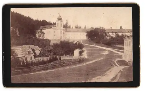 Fotografie unbekannter Fotograf, Ansicht Mariahilfberg, Blick nach dem Kloster Mariahilfberg