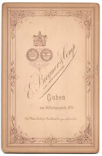 Fotografie E. Biegner & Comp., Guben, Ansicht Guben, Blick auf die Stadt mit Teichborn