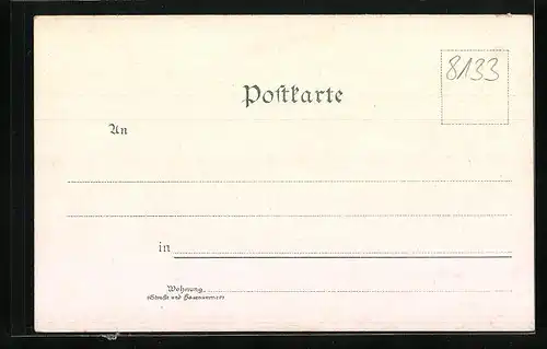 AK Feldafing, Totalansicht aus der Vogelschau