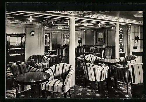 AK Passagierschiff Deutschland, Damensalon der Touristenklasse