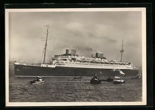 AK Turbinenschnelldampfer Europa