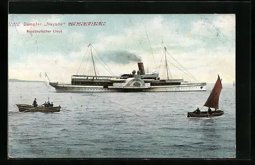 AK Dampfer Nayade, Norddeutscher Lloyd