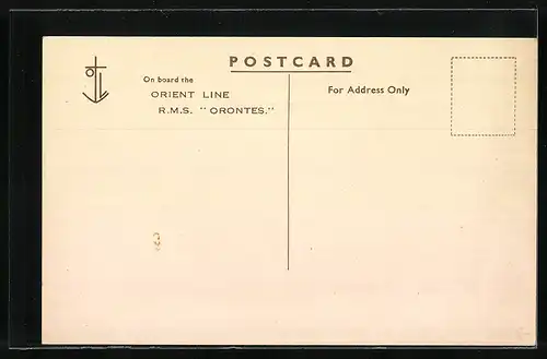 AK Passagierschiff RMS Orontes, Orient Line