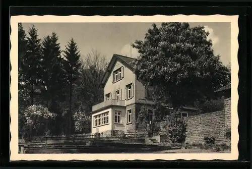 AK Darsberg bei Neckarsteinach, Landheim des Mädchen-Realgymnasiums Heidelberg