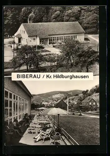 AK Biberau /Kr. Hildburghausen, Kinderferienlager im Ortsteil Lichtenau