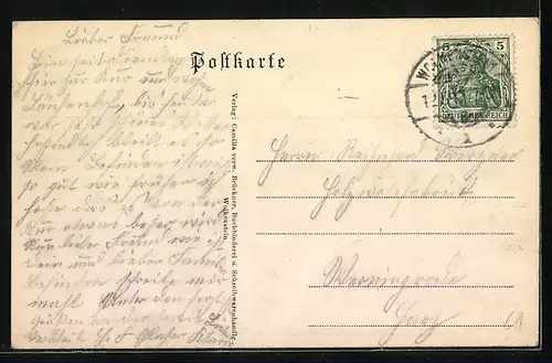 AK Wolkenstein, Blick auf Flossplatz