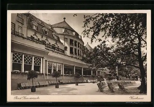 AK Bad Kreuznach, Kurhaus bei Schönwetter