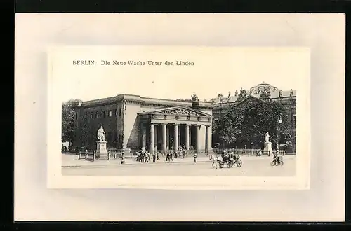 Passepartout-AK Berlin, Neue Wache Unter den Linden