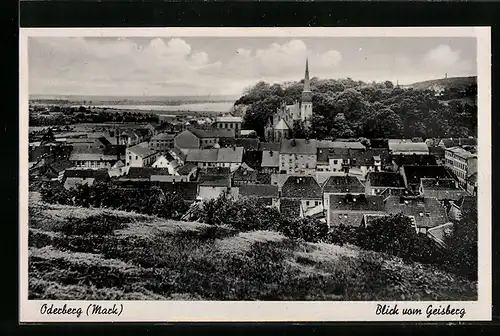 AK Oderberg /Mark, Blick aus der Vogelschau