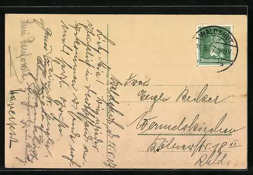 AK Waldshut a. Rh., Ortsansicht mit Rhein