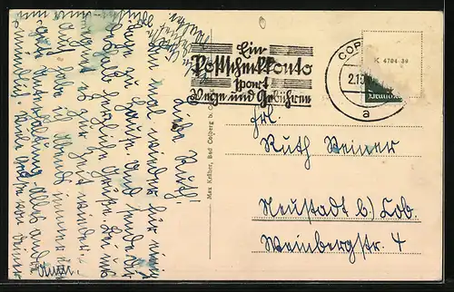 AK Bad Colberg bei Coburg, Ortsansicht mit Umgebung