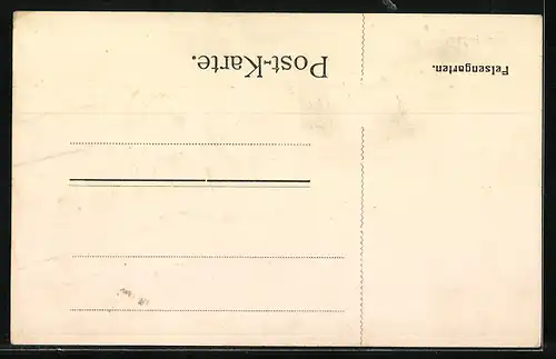 AK Hechingen, Ortsansicht mit Burg Hohenzollern